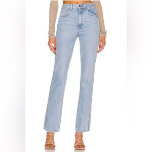 GRLFREND Harlow High Rise Boot Slit Jeans size 23